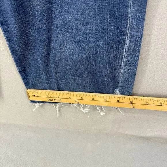 Karl Lagerfeld Paris Jeans Women's 16 Blue Cannes Straight High Rise L2TK2276 - Picture 12 of 14